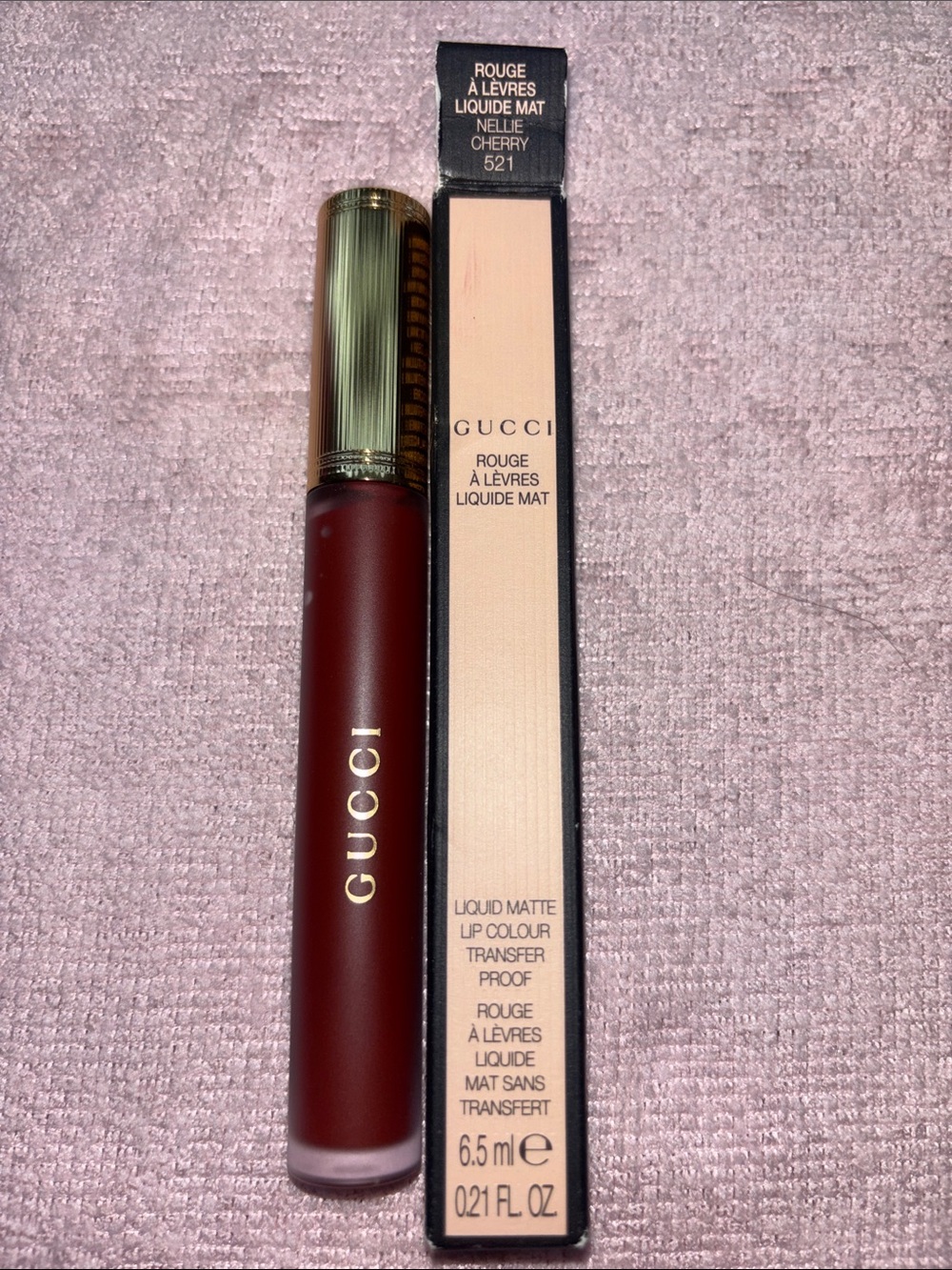 Gucci Liquid Matte Lip Colour — Deep Cherry